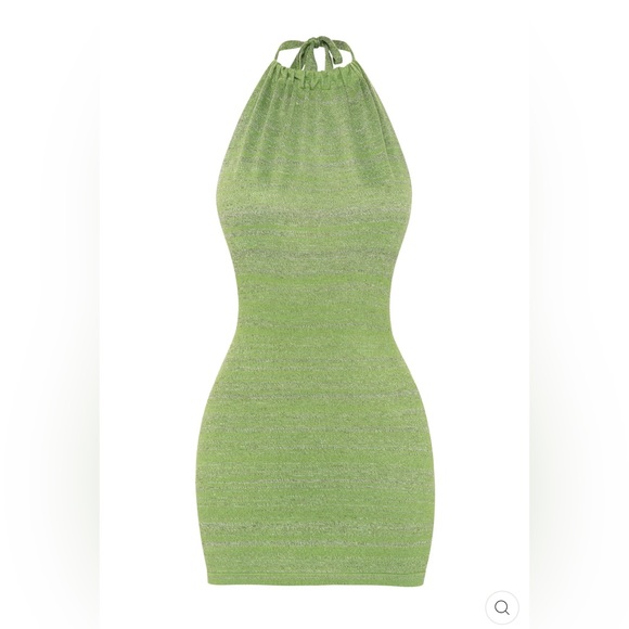 YG COLLECTION NAMUR BACKLESS MINI DRESS Size S Backless Seamless Y2K Bratz - Picture 1 of 13